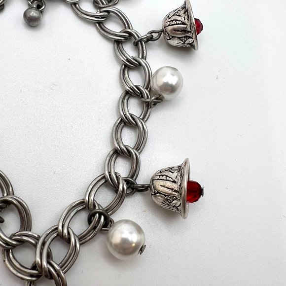 Avon Jingle Bell Charm Bracelet - Picture 3 of 5